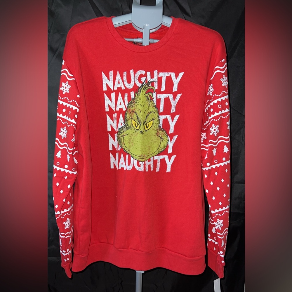 Red Grinch Christmas Sweater